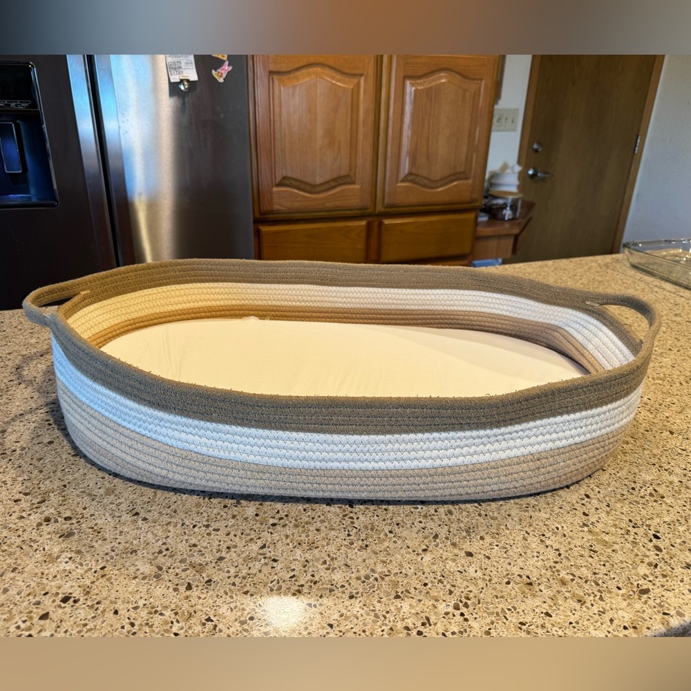 Moses basket Baby Changing Table Topper and Thick
Foam Pad Ecocade